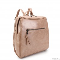 Женский кожаный рюкзак маленький OrsOro ORW-0205 каппучино