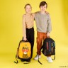 Рюкзак школьный GRIZZLY RG-368-1/2 (/2 черный - желтый)