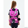 Рюкзак школьный с мешком GRIZZLY RAm-384-2/3 (/3 лиловый - черный)