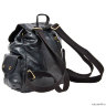 Кожаный рюкзак Polar 0302 Черный