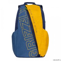 Рюкзак Grizzly RQ-910-1 Голубой/Жёлтый