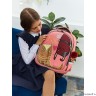 Рюкзак школьный GRIZZLY RAz-386-9 персиковый
