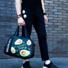 Спортивная сумка Nukki NUK-SP-01 черный авокадо