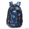 Рюкзак TORBER CLASS X 15,6'' чёрно-синий с рисунком 