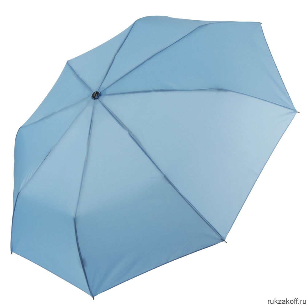 Женский зонт Fabretti UFN0001-9 автомат, 3 сложения, эпонж голубой