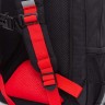 Рюкзак школьный GRIZZLY RB-255-2 черный-красный