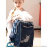 Рюкзак школьный с мешком Grizzly RG-169-5 енот в темно-синем