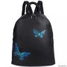 Рюкзак OrsOro DS-854 Черный с синими бабочками