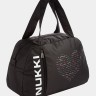 Спортивная сумка Nukki NUK-SP-06 черный сердце