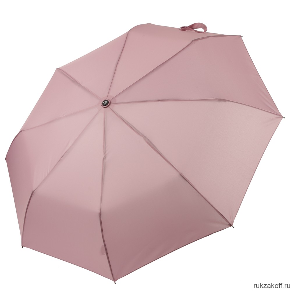 Женский зонт Fabretti UFN0002-5 автомат, 3 сложения, эпонж светло-розовый