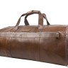 Кожаный портплед / дорожная сумка Milano Premium  brown (арт. 4035-53)