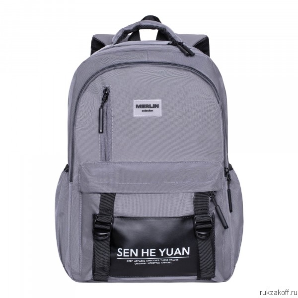 Рюкзак MERLIN M611 серый