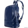 Кожаный рюкзак Monkking 523 рептилия синий