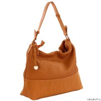 Женская сумка хобо Pola 8269 (коричневый)