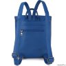 Женский кожаный рюкзак Orsoro d-446 синий