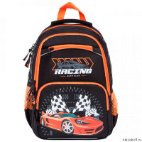 Школьный рюкзак Orange Bear V-54 Racing черный/оранжевый