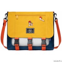 Женская сумка кросс боди плечевая Mr. Ace Homme M200162S01 желтый/темно-синий/светло-серый