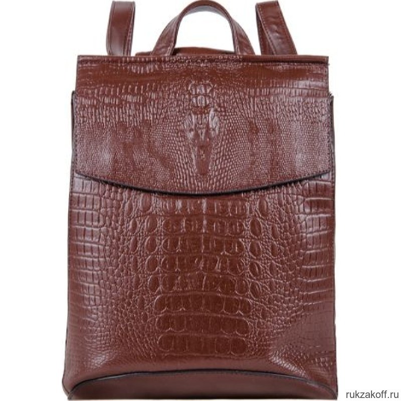 Кожаный рюкзак Monkking 5014 коричневый