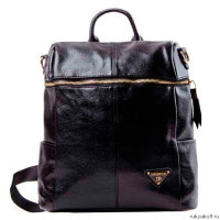 Кожаный рюкзак Monkking 6051 Чёрный