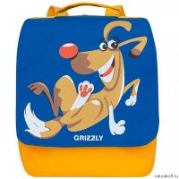 Рюкзак Grizzly RK-998-1 Синий/желтый