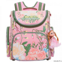 Рюкзак школьный с мешком Grizzly RA-871-4/1 (/1 розовый)