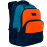 Рюкзак Grizzly RU-924-2 Синий/Оранжевый