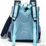Рюкзак школьный в комплекте с пеналом Sun eight SE-2798 Тёмно-синий/Голубой