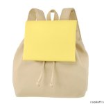 Женский рюкзак Asgard Р-5281 бежевый-желтый