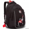 Рюкзак школьный GRIZZLY RB-252-4 черный - красный