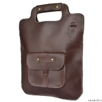 Однолямочный кожаный рюкзак Carlo Gattini Talamona brown