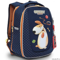Рюкзак школьный Grizzly RAf-192-6 синий