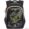 Рюкзак школьный Grizzly RB-150-1 черный - хаки