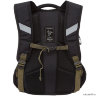Рюкзак школьный Grizzly RB-150-1 черный - хаки