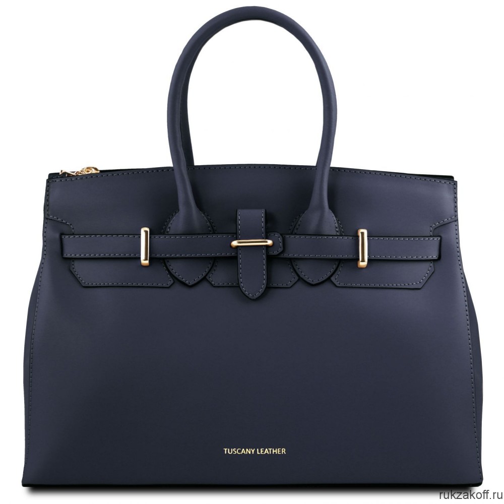 Женская сумка Tuscany Leather Elettra Темно-синий