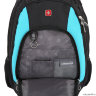 Рюкзак WENGER со светоотражающими элементами (черный/синий)