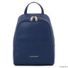 TL Bag - Small Saffiano leather backpack for woman (Темно-синий)