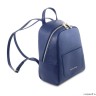 TL Bag - Small Saffiano leather backpack for woman (Темно-синий)