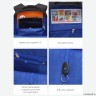 Рюкзак школьный GRIZZLY RB-356-2/1 (/1 черный - синий)