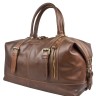 Кожаная дорожная сумка Campora Premium brown (арт.  4019-53)