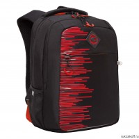 Рюкзак для подростка GRIZZLY RB-256-6 черный - красный