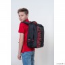 Рюкзак школьный GRIZZLY RB-256-6 черный - красный