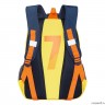 Рюкзак школьный GRIZZLY RB-254-2/4 (/4 синий - желтый)