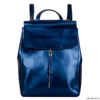 Кожаный рюкзак Monkking 0722 Blue
