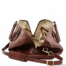 Дорожная сумка Tuscany Leather VOYAGER (даффл малый размер) Темно-коричневый