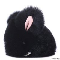 Брелок мини кролик (черный)