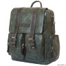 Кожаный рюкзак-сумка Carlo Gattini Fiorentino green/brown