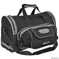 Спортивная сумка Polar 6066с Черный (серые вставки)