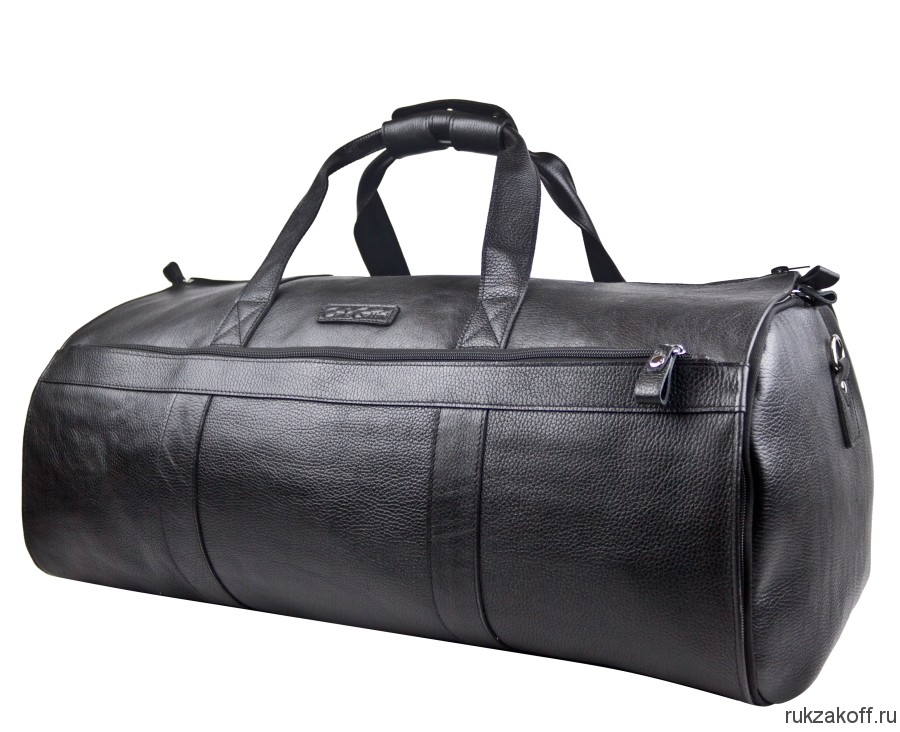 Кожаный портплед / дорожная сумка Carlo Gattini Milano black