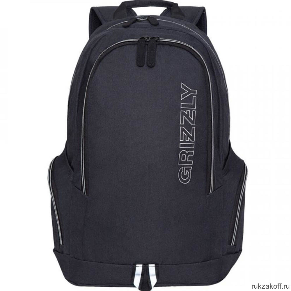 Рюкзак Grizzly RQ-004-1 Чёрный/Серый