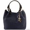 Женская сумка Tuscany Leather TL KEYLUCK Темно-синий